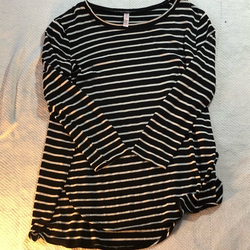 Black and white shirt